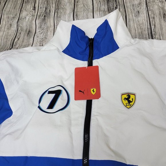 Mens Puma SF Ferrari Race Street Woven Jacket 597939-02 Mens L NWT NEW - Picture 6 of 9